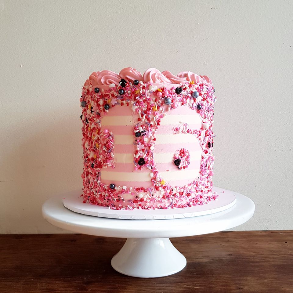 Sprinkle Message Cake The Cake Eating Company Nz 