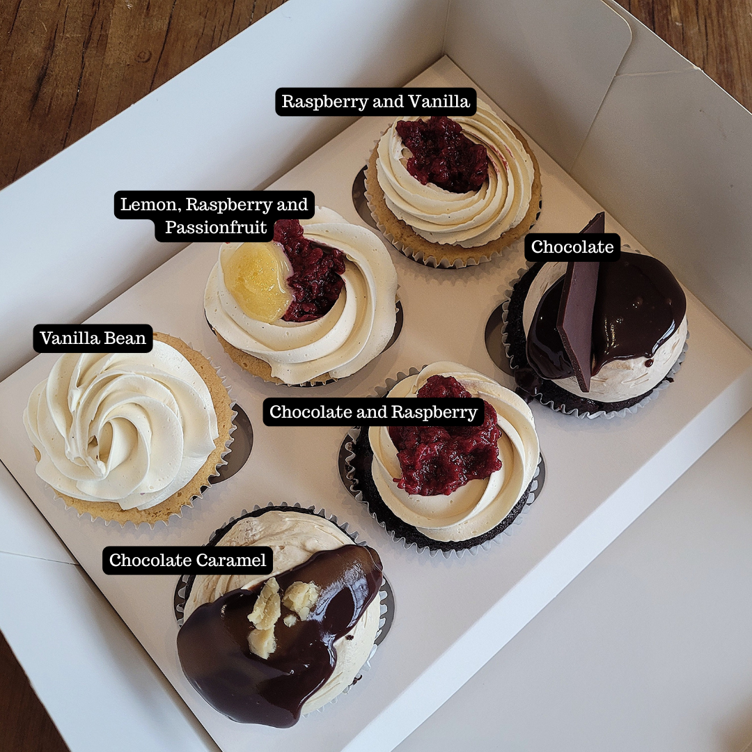 6 Or 12 Classic Mixed Cupcake Box – Same Day