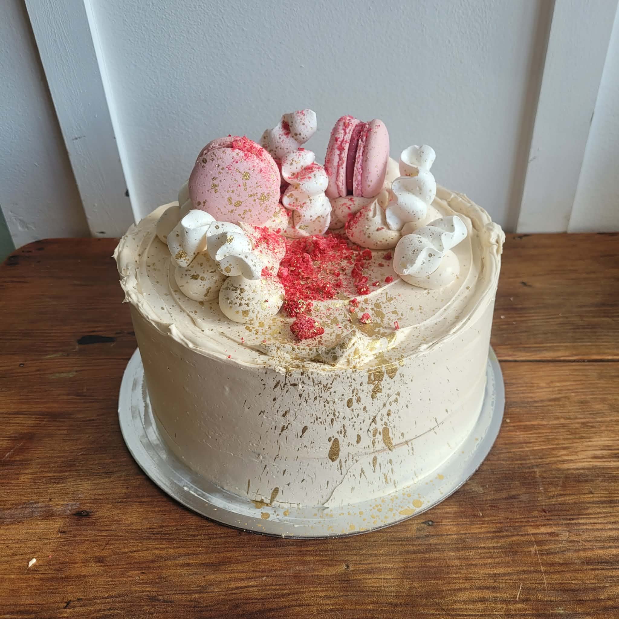 8″ Chocolate And Raspberry Cake