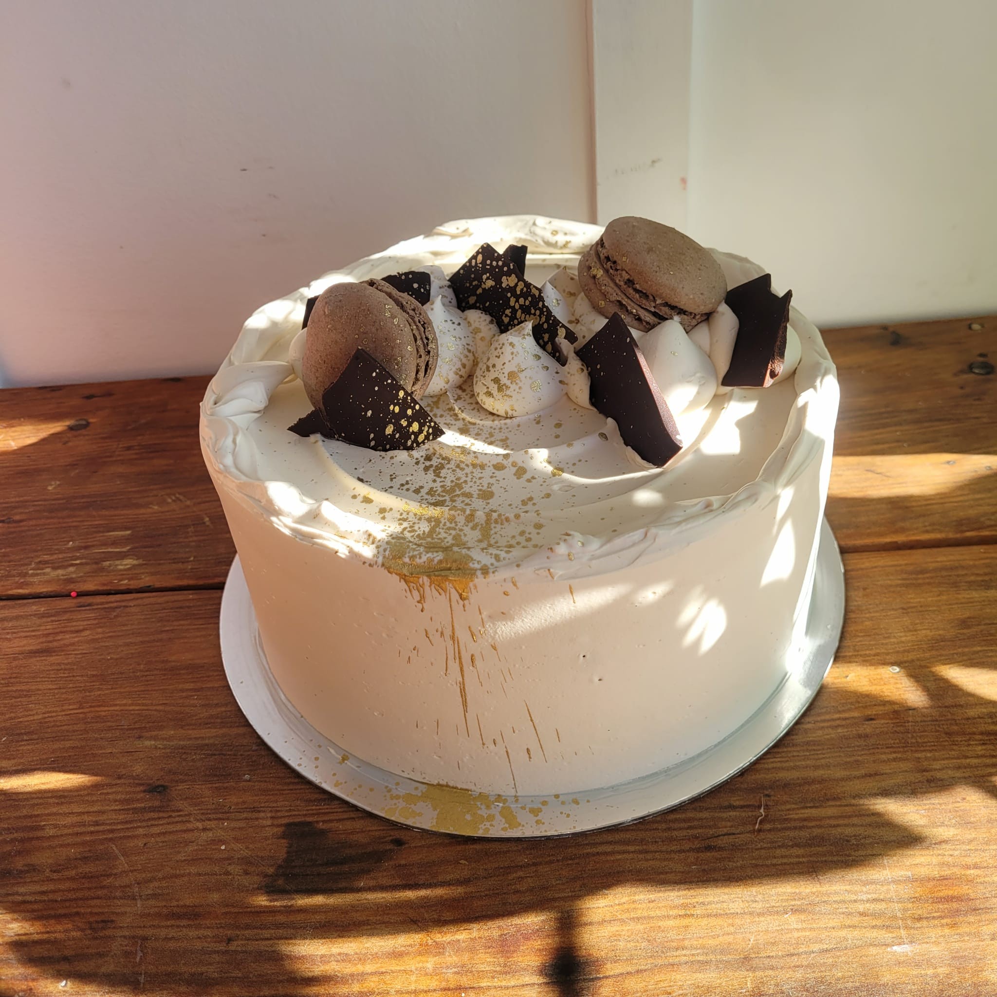 8″ Chocolate And Raspberry Cake