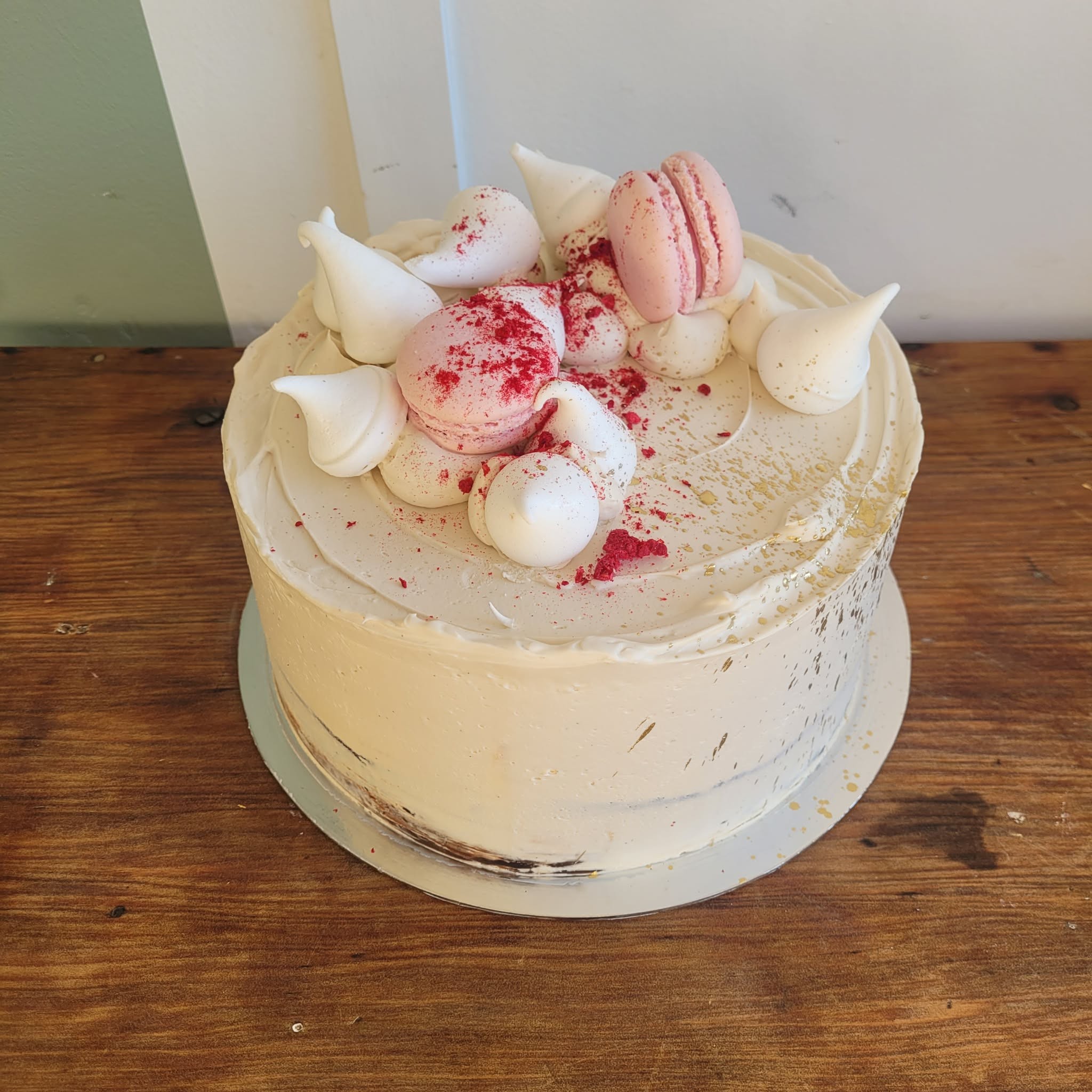 8″ Chocolate And Raspberry Cake