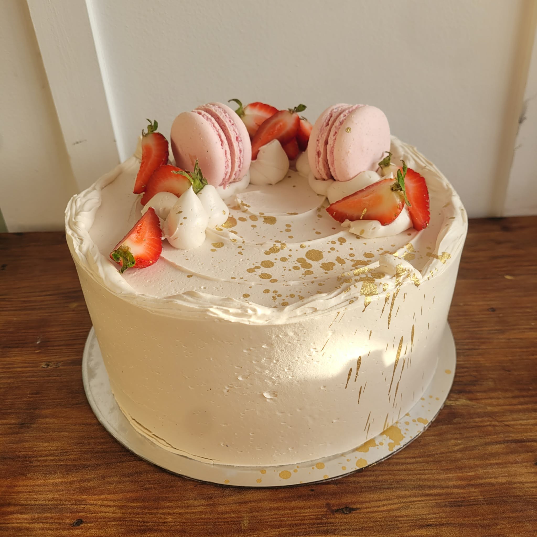 8″ Chocolate And Raspberry Cake