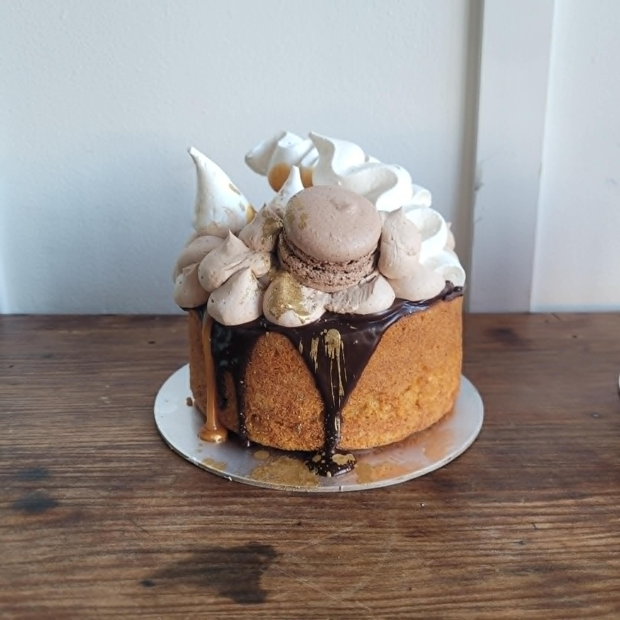 5″ Banana, Chocolate And Caramel Cake