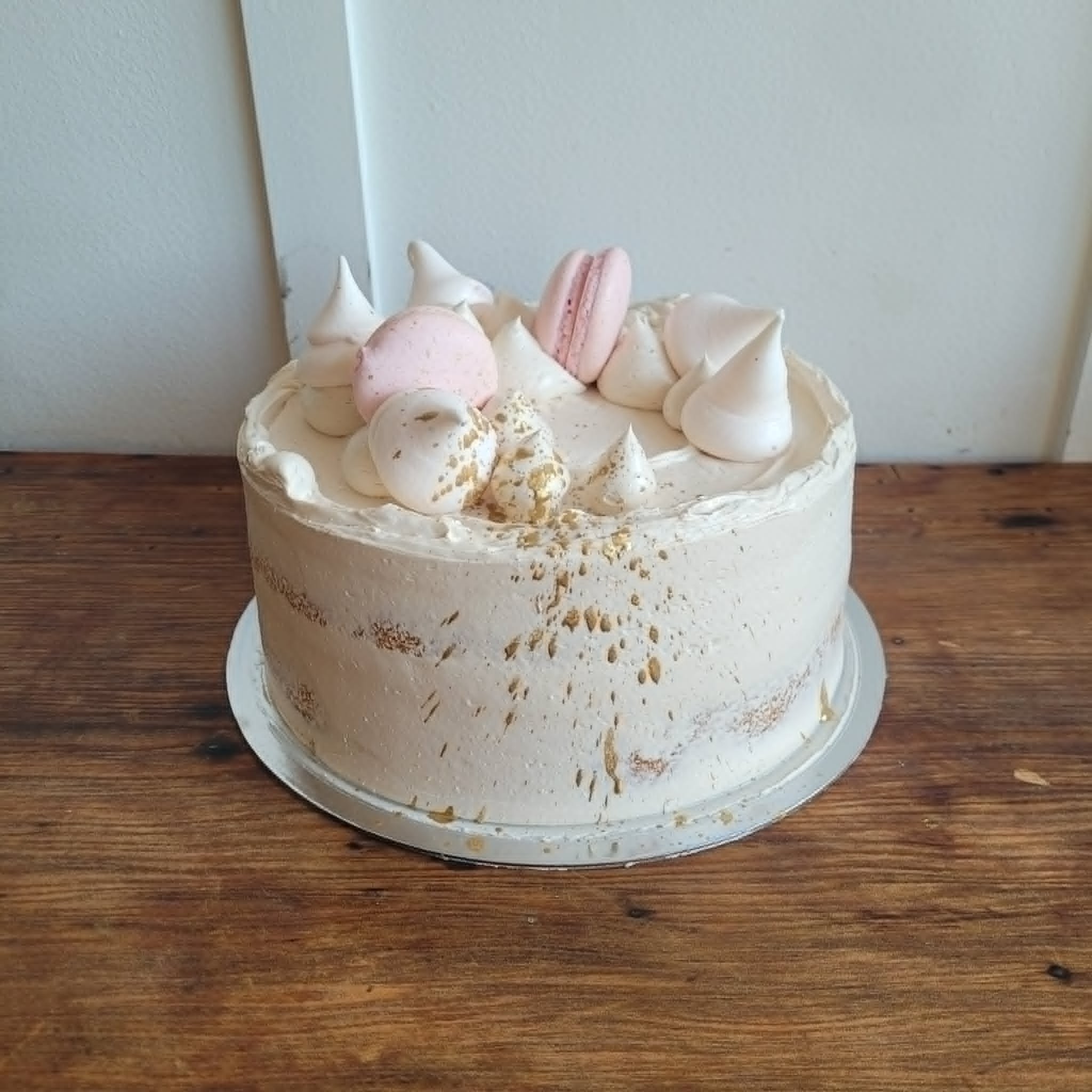 8″ Lemon, Raspberry And Passionfruit Cake