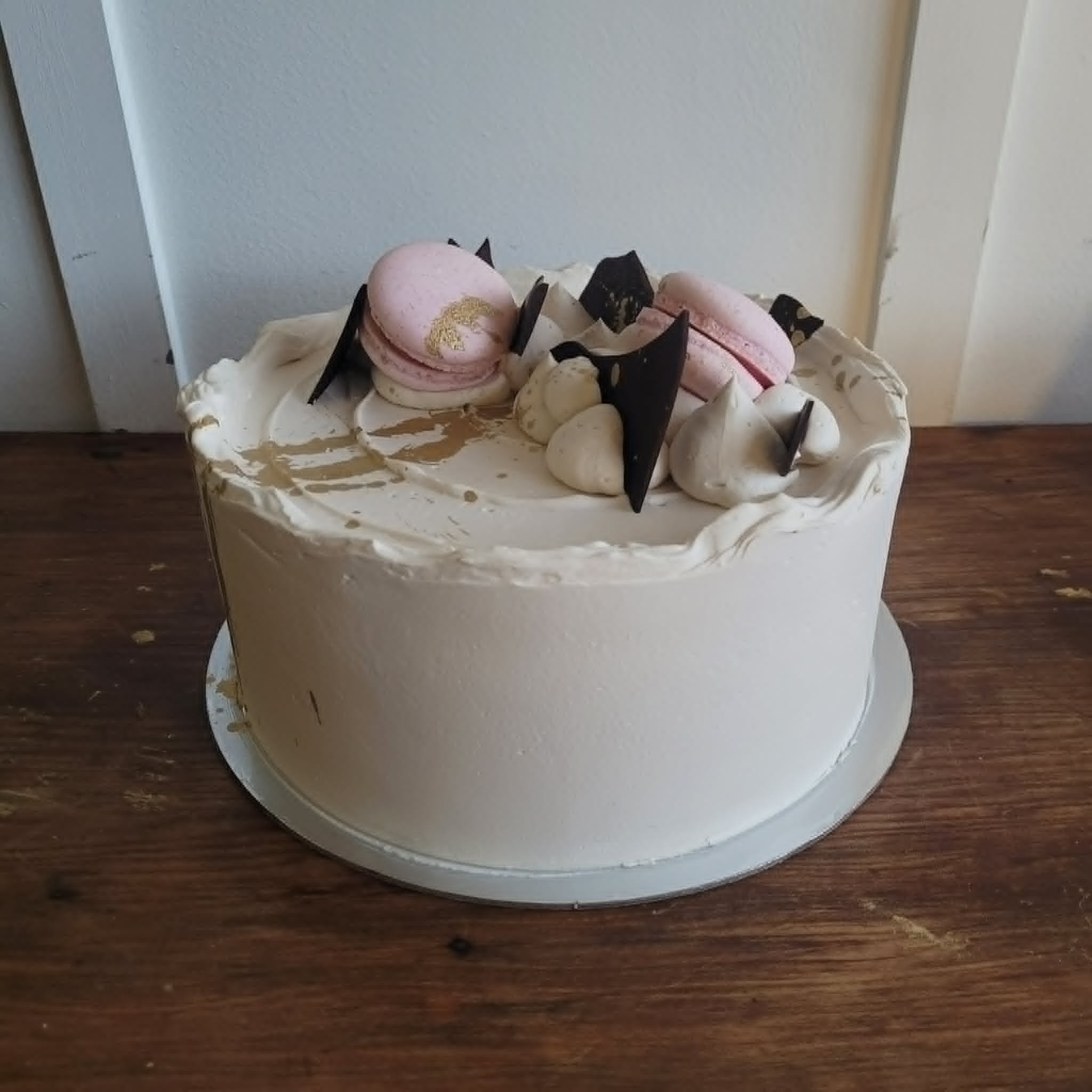 8″ Chocolate And Raspberry Cake