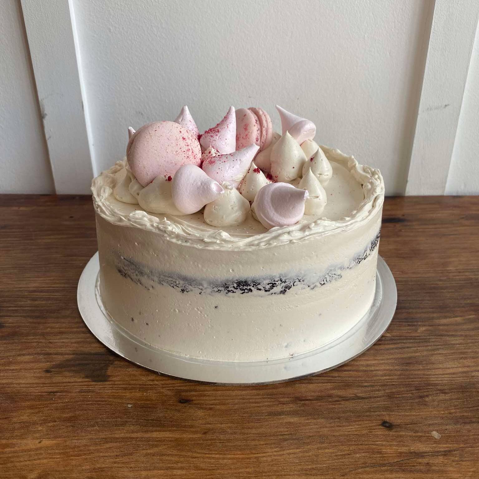 8″ Chocolate And Raspberry Cake