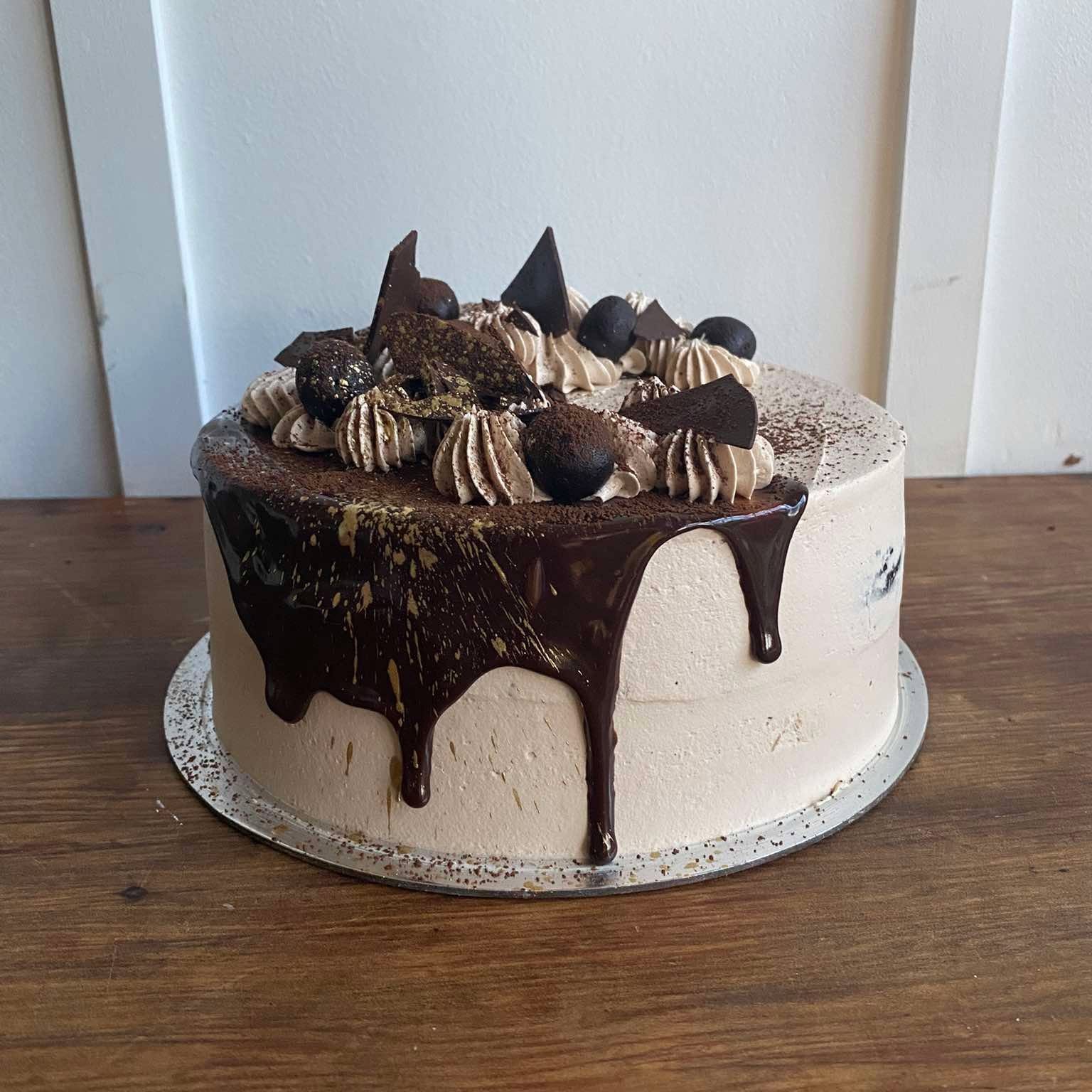 8″ Double Chocolate Cake