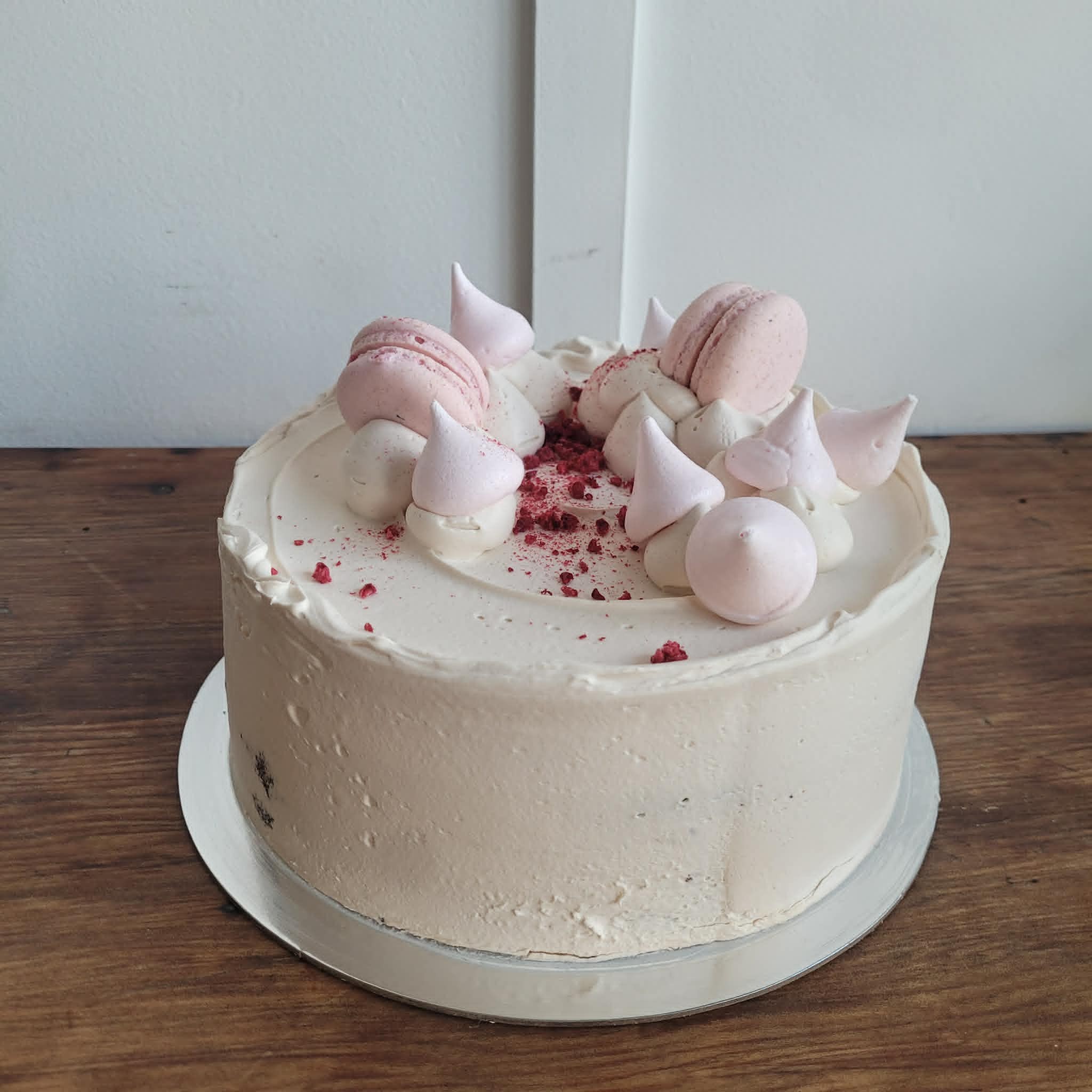 8″ Chocolate And Raspberry Cake