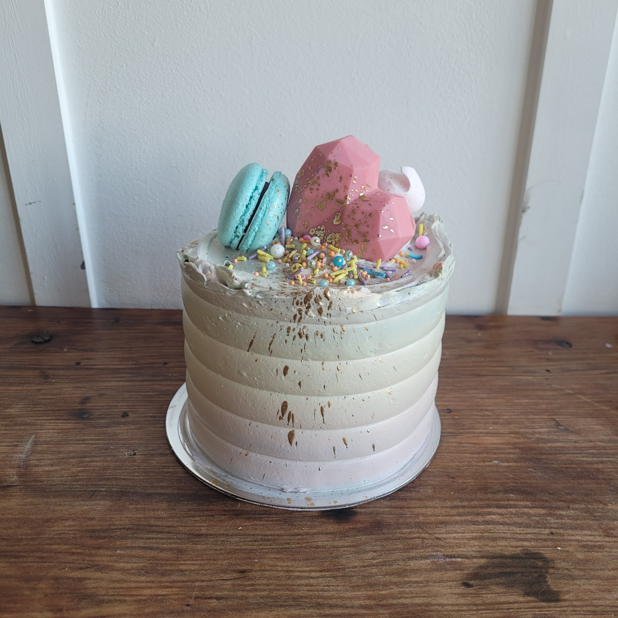 5″ Vanilla Cake With Chocolate Mousse