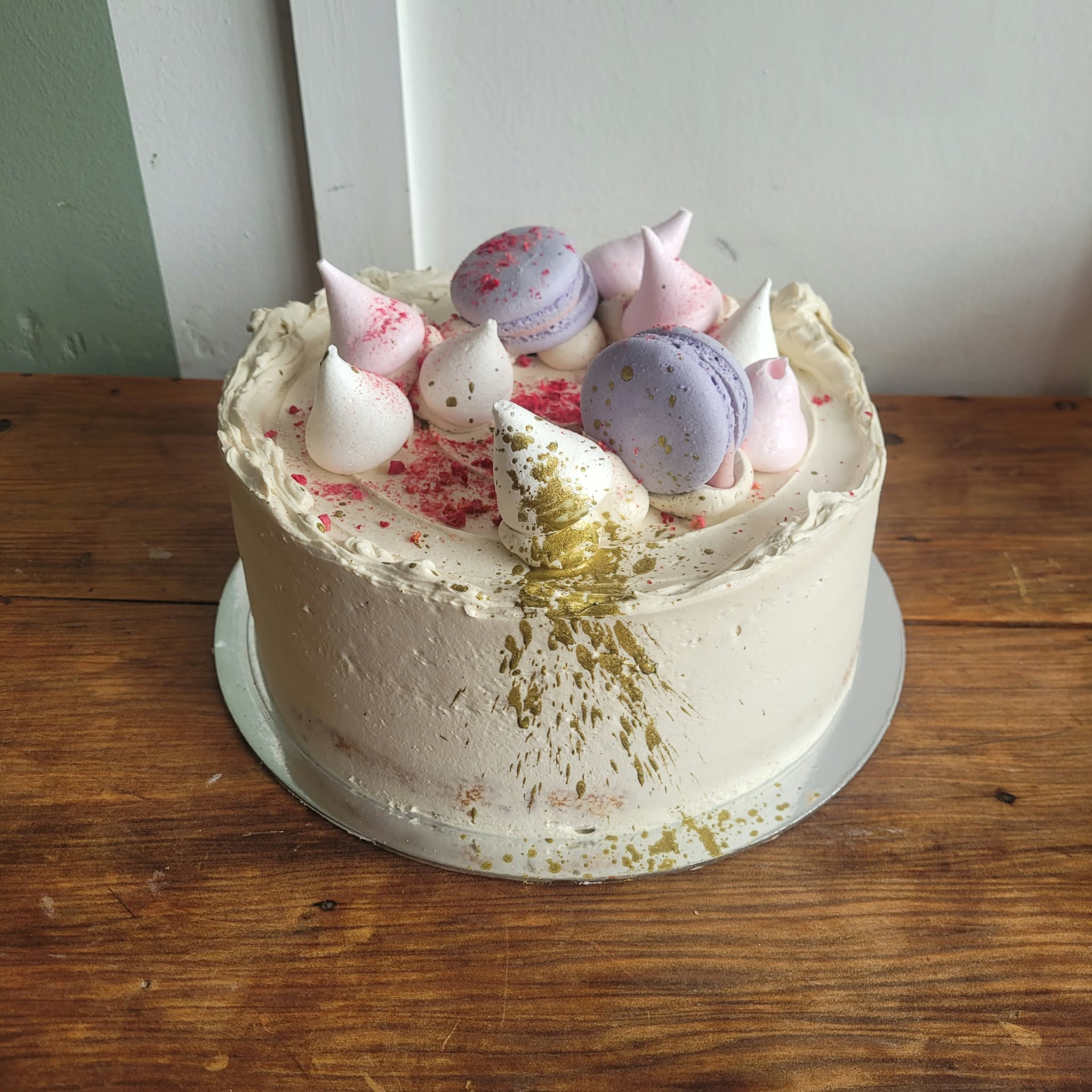 8″Lemon, Raspberry And Passionfruit Cake