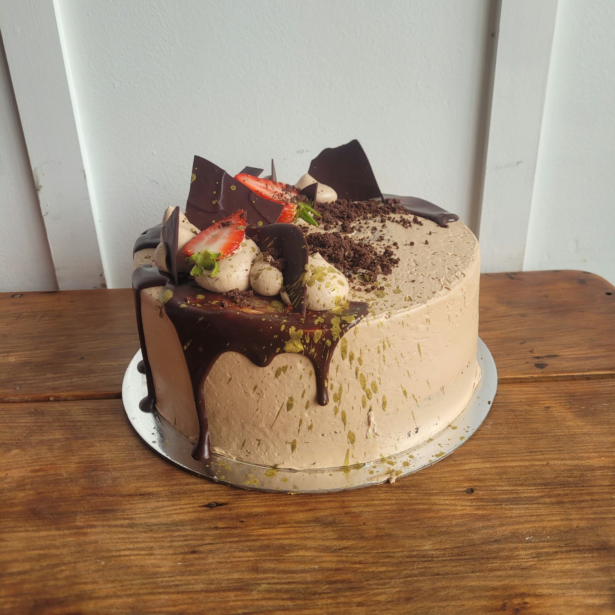 8″ Double Chocolate Cake