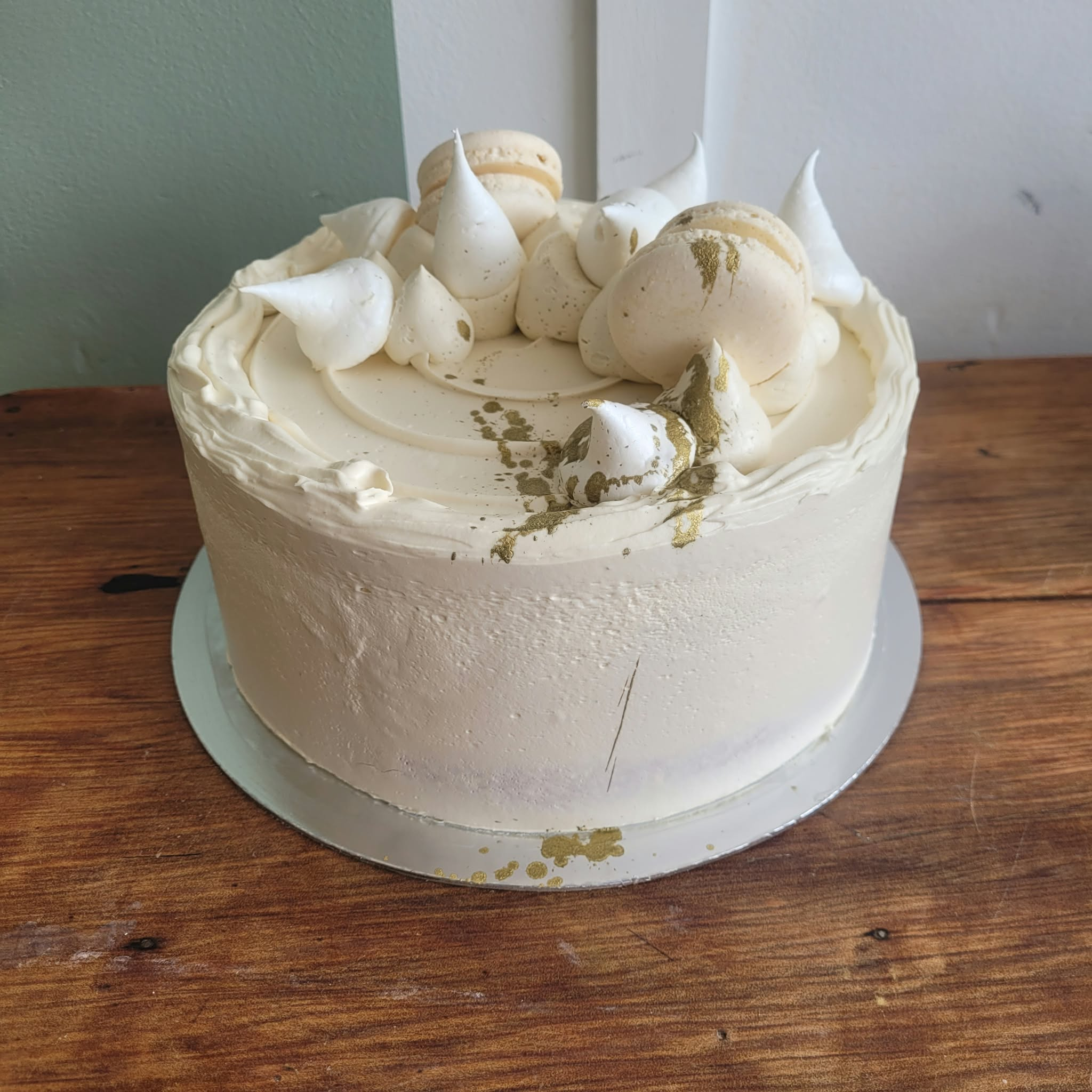 8″Lemon, Raspberry And Passionfruit Cake