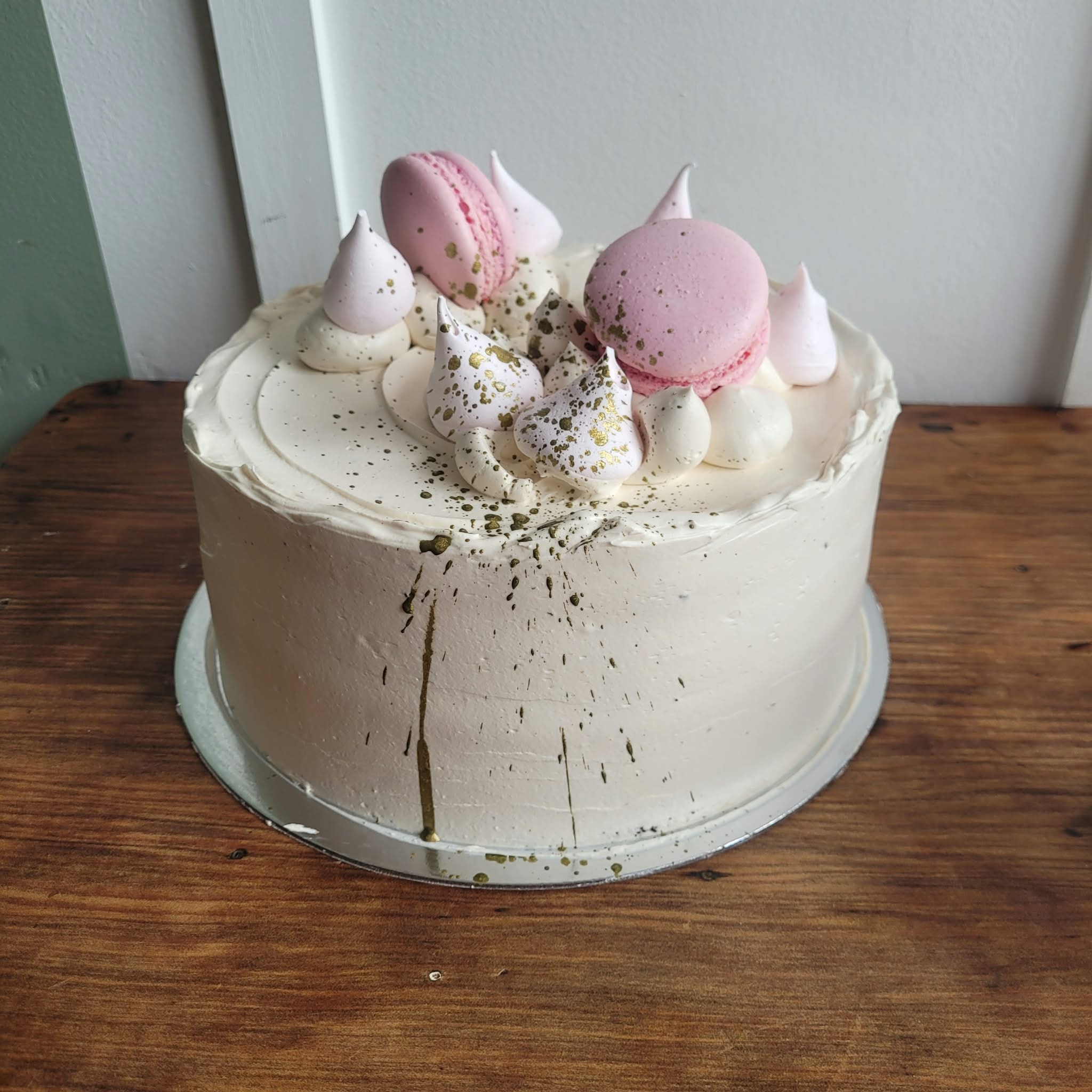 8″ Chocolate And Raspberry Cake